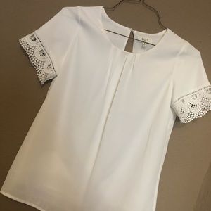 White, love J Blouse